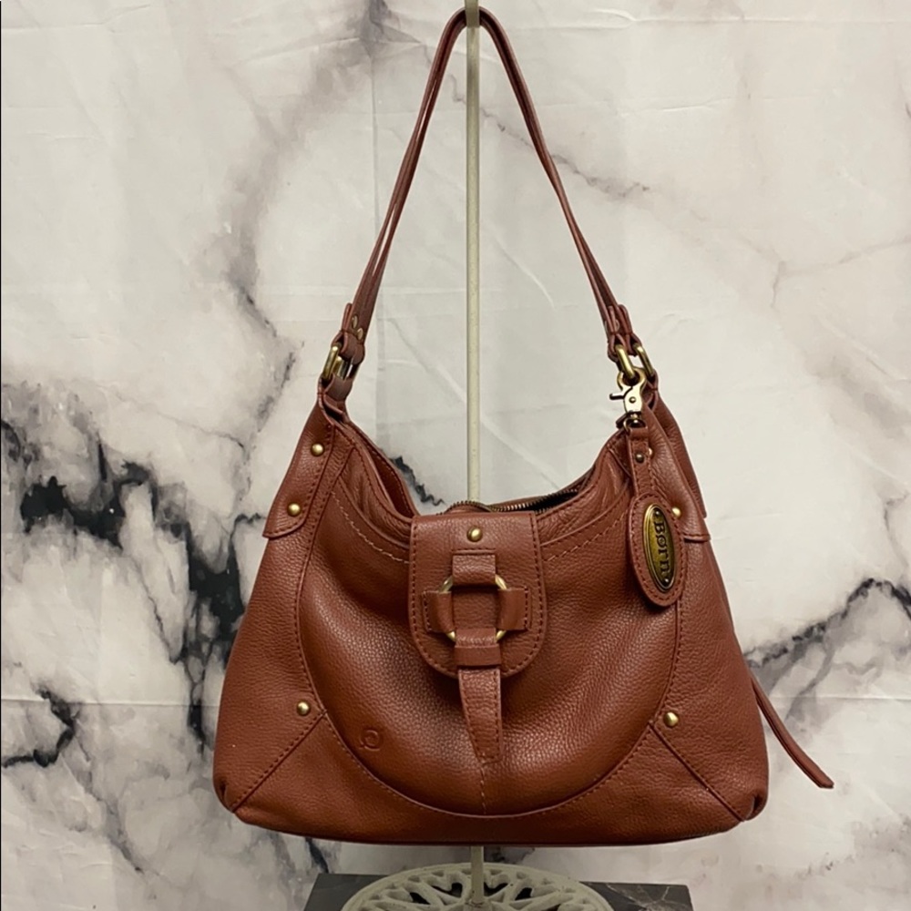 Thorn brown leather handbag